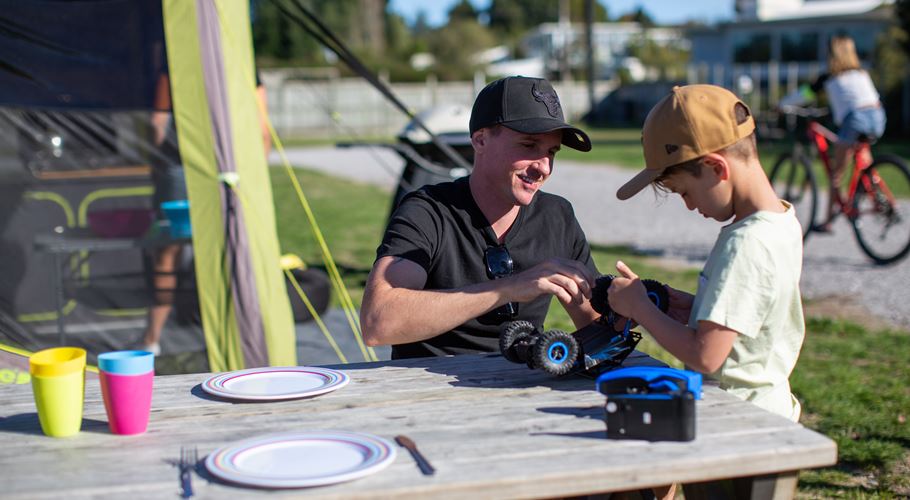 Lake Taupo Holiday Resort | Ensuite Power Site - Bring your own Tent or Caravan