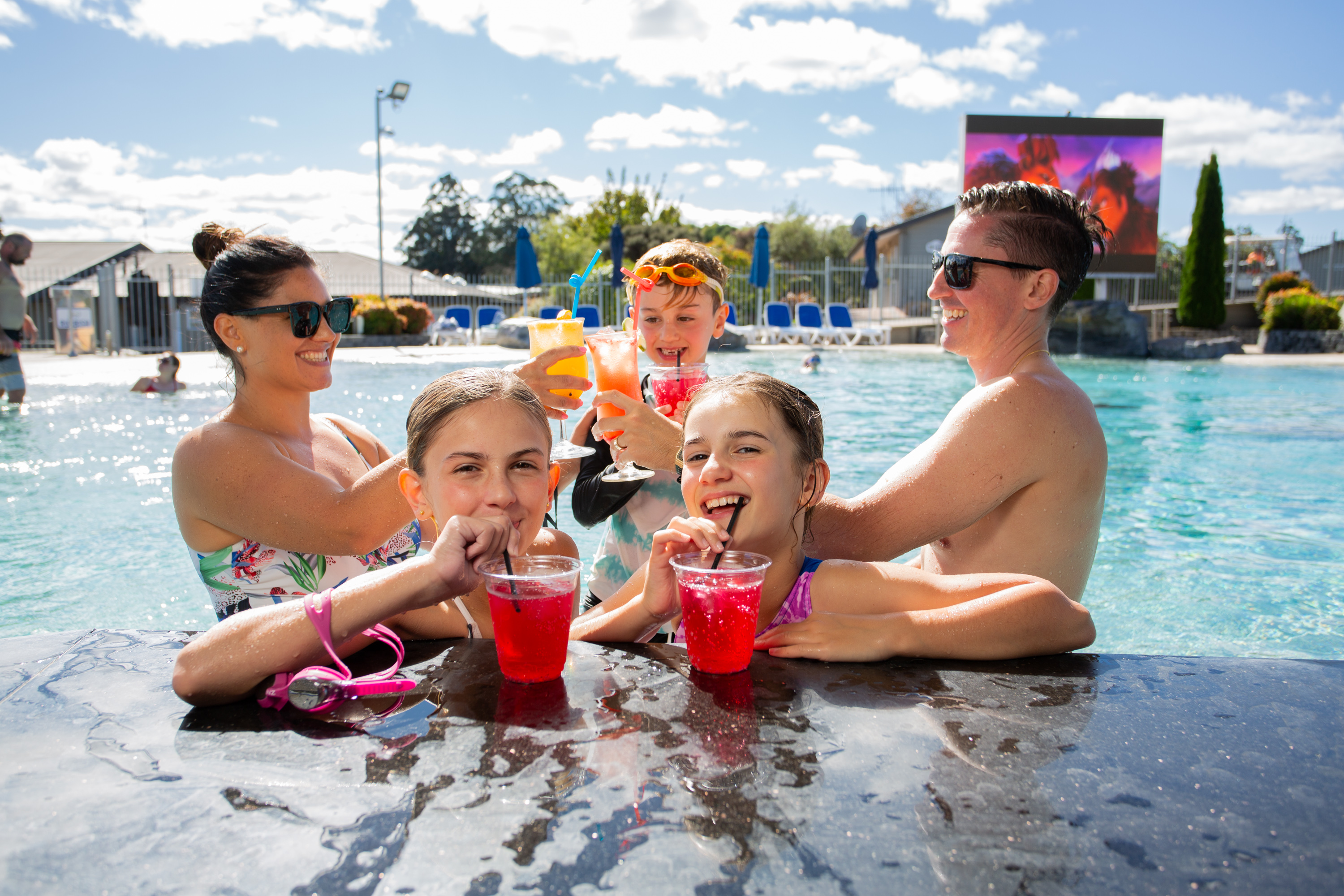 Combine cocktails and family time