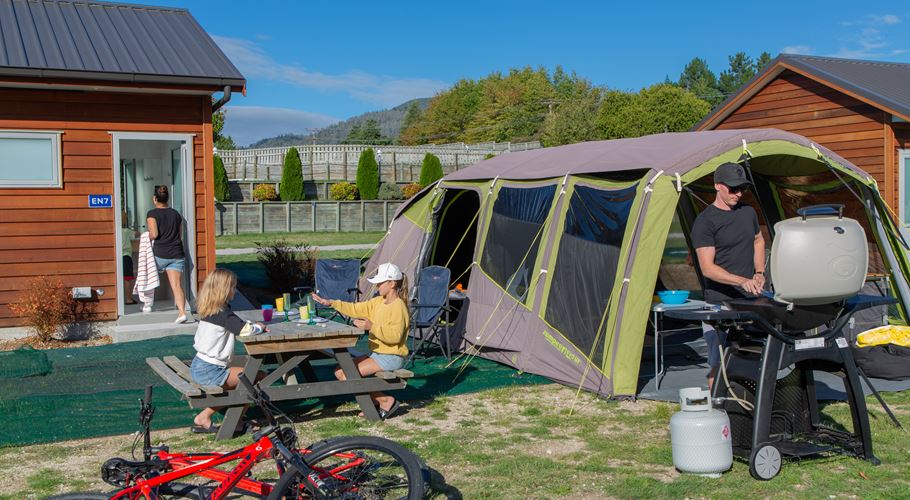 Lake Taupo Holiday Resort | Ensuite Power Site - Bring your own Tent or Caravan