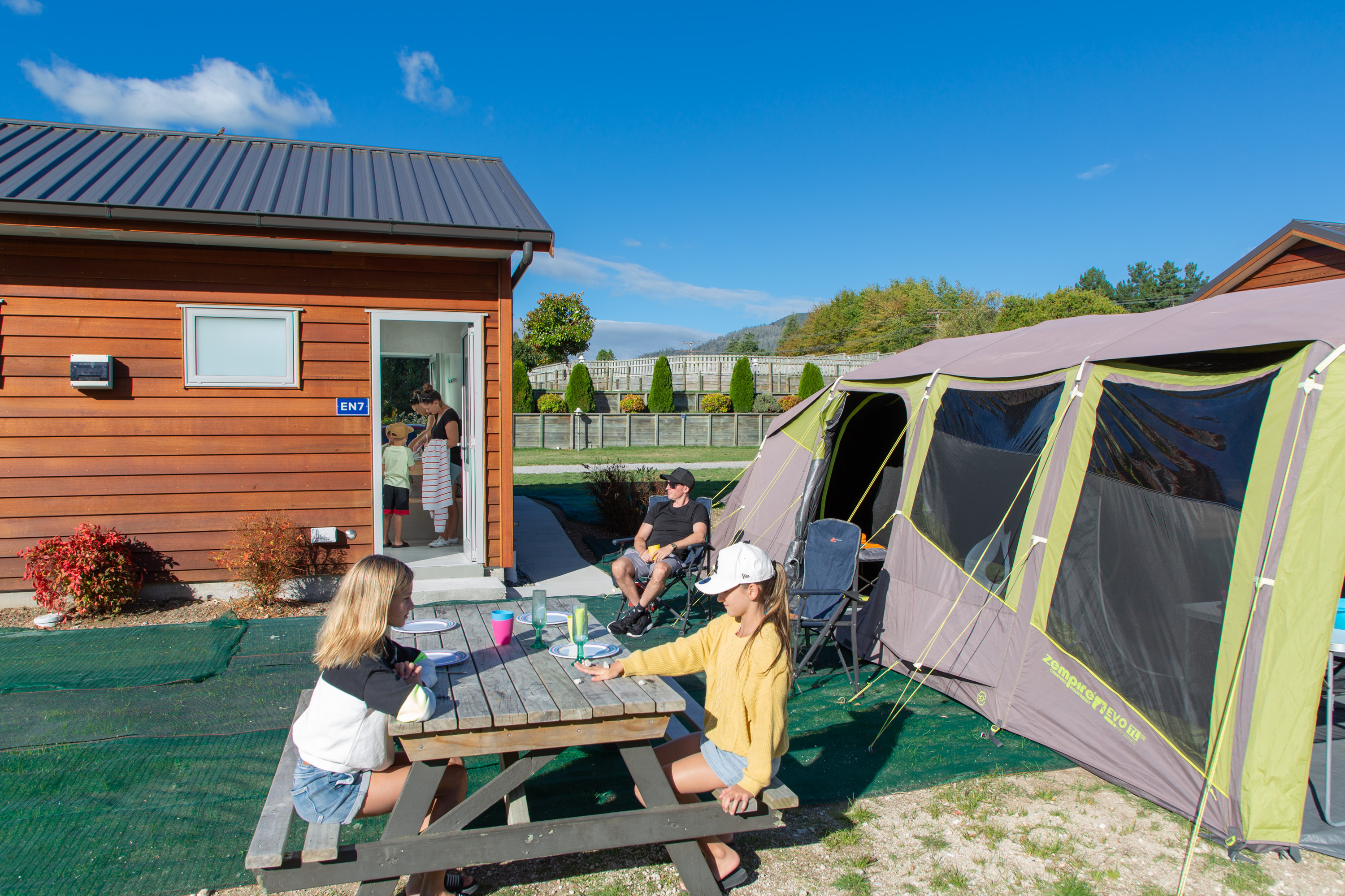 Lake Taupo Holiday Resort | Ensuite Power Site - Bring your own Tent or Caravan